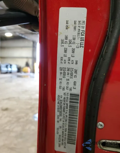 2019 Jeep Compass Sport z USA, uszkodzony, nr VIN 3C4NJDAB5KT682681